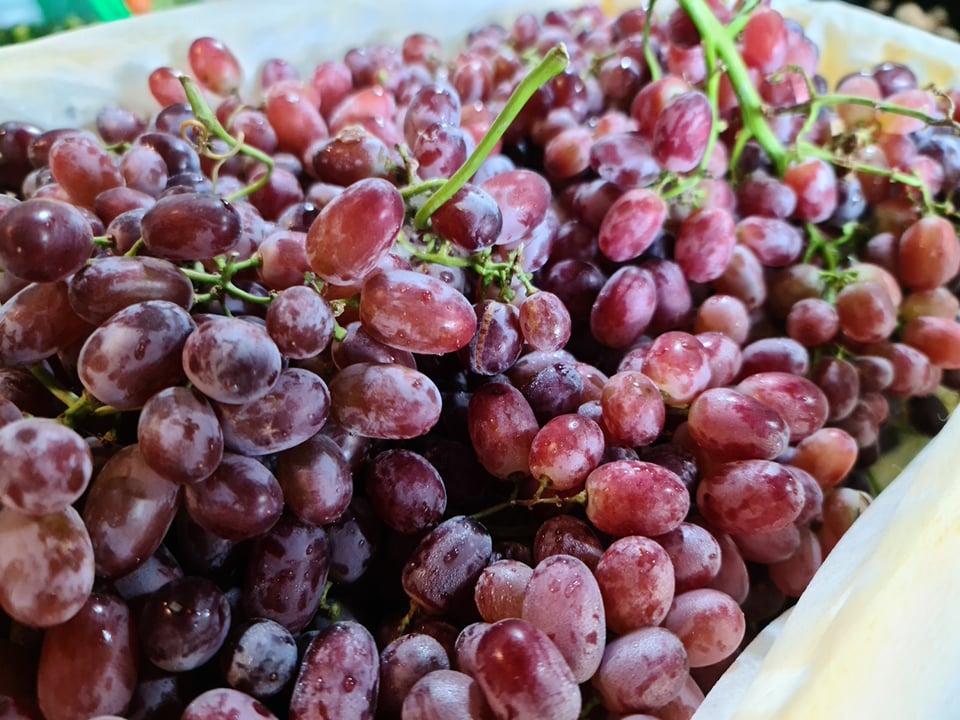 Fruit: Seedless Grapes (Red)