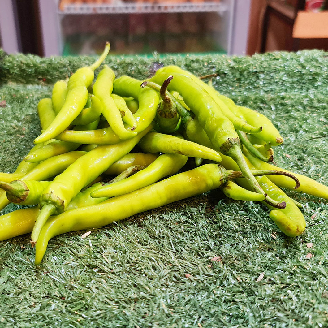 Vegetables: Green Chili (Sili Pansigang)